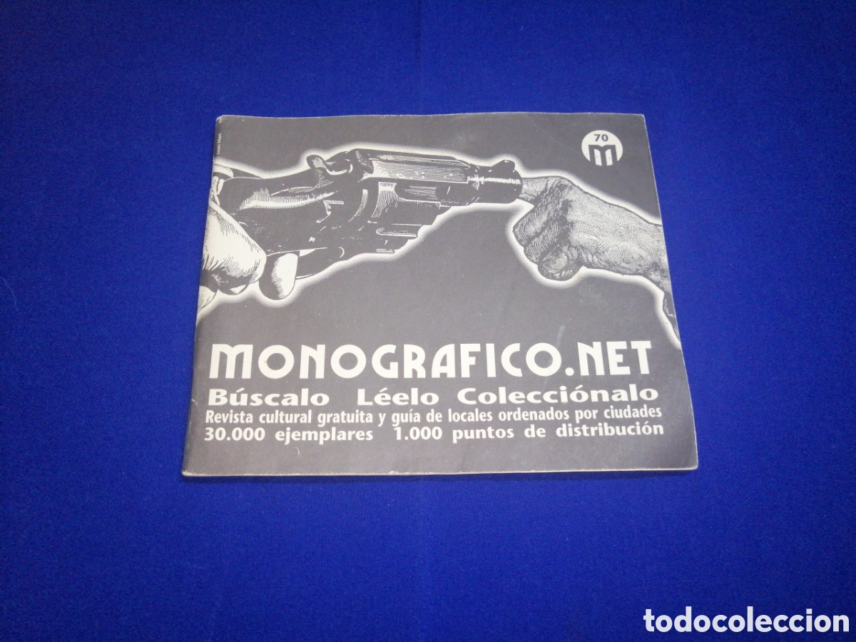 Coleccionismo de revistas y peri&oacute;dicos: MONOGR&Aacute;FICO.NET- N&deg;70 FANZINE -COMIC -UNDERGROUND- PUBLICIDAD DISCOTECAS PUB LA MARXA BAR (VALENCIA