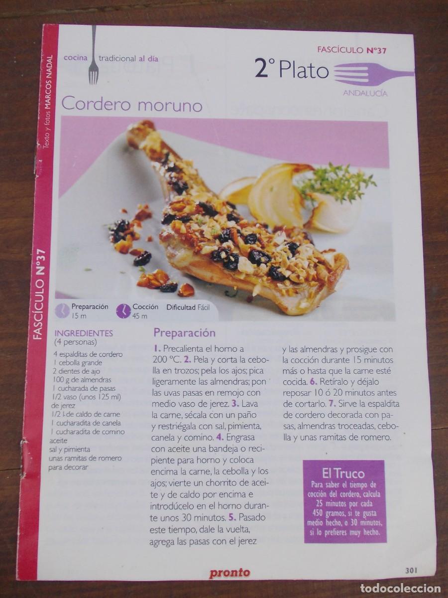 Collection Magazines and Newspapers: Fasc&iacute;culo n&ordm; 37 Cocina Tradicional al D&iacute;a revista Pronto recetas