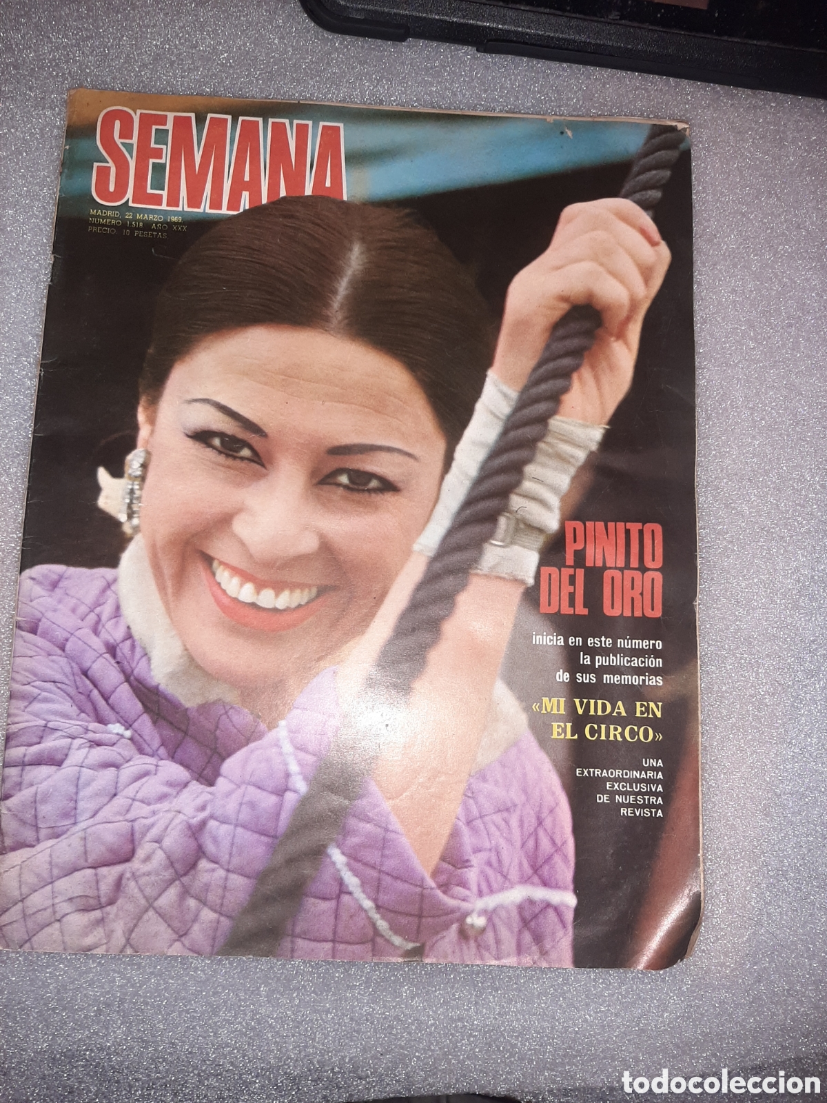 Coleccionismo de Revistas y Peri&oacute;dicos: SEMANA. A&Ntilde;O XXX N&ordm;1518. 22 MARZO 1969