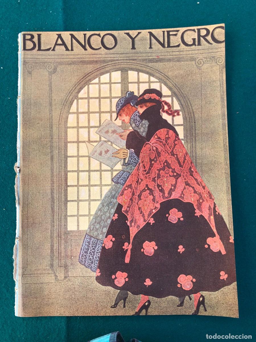 Collectionnisme de Revues et Journaux: REVISTA BLANCO Y NEGRO CON + DE 40 Pg. N&ordm; 1384. MADRID, 25 DE NOVIEMBRE DE 1917. VER FOTOS