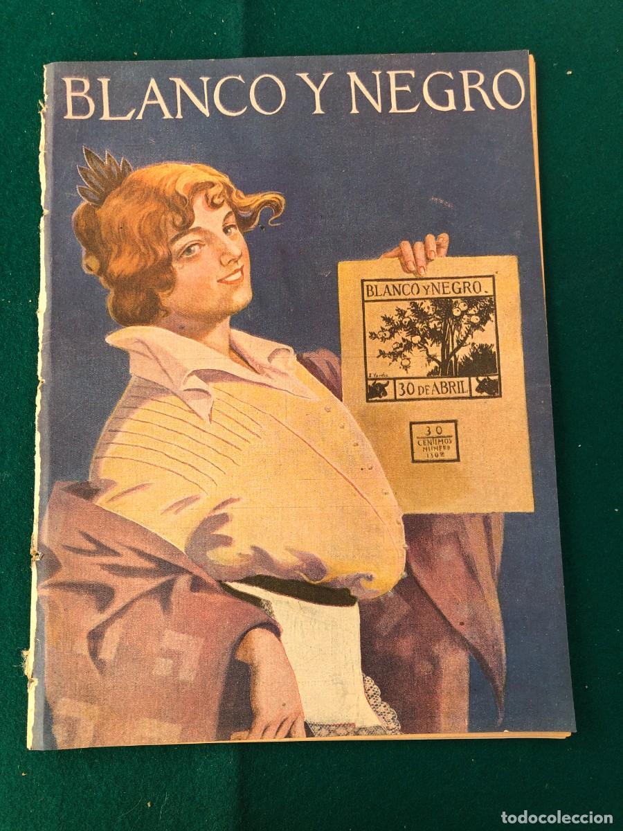 Collectionnisme de Revues et Journaux: REVISTA BLANCO Y NEGRO CON + DE 40 Pg. N&ordm; 1385. MADRID, 2 DE DICIEMBRE DE 1917. VER FOTOS