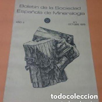 Coleccionismo de revistas y peri&oacute;dicos: Bolet&iacute;n de la Sociedad Espa&ntilde;ola de Mineralog&iacute;a de Octubre de 1979.
