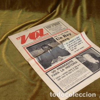 Coleccionismo de revistas y peri&oacute;dicos: Nuevo diario,22 de Noviembre de 1975, Un rey para Espa&ntilde;a.