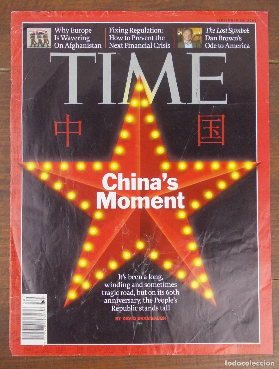 Collection Magazines and Newspapers: Portada revista Time 28 Septiembre 2009 Chinas Moment 60 aniversario Republica Popular China
