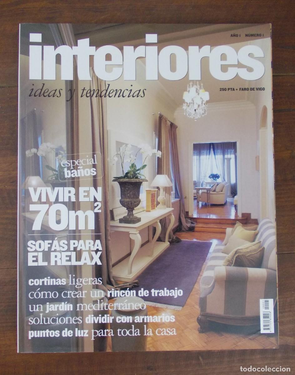 Collezionismo di Riviste e Giornali: Revista Interiores ideas y tendencias A&ntilde;o I N&ordm; 1 Faro de Vigo especial ba&ntilde;os 250 PTA