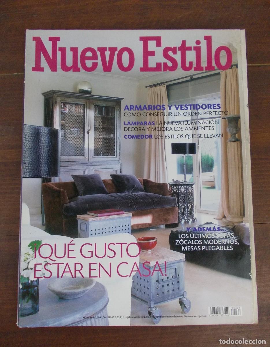 Collection Magazines and Newspapers: Revista Nuevo Estilo N&ordm; 308 decoraci&oacute;n interiorismo coleccionismo