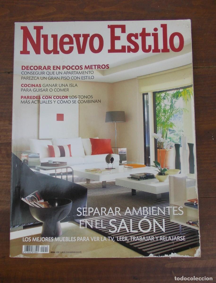 Collection Magazines and Newspapers: Revista Nuevo Estilo N&ordm; 319 decoraci&oacute;n interiorismo coleccionismo