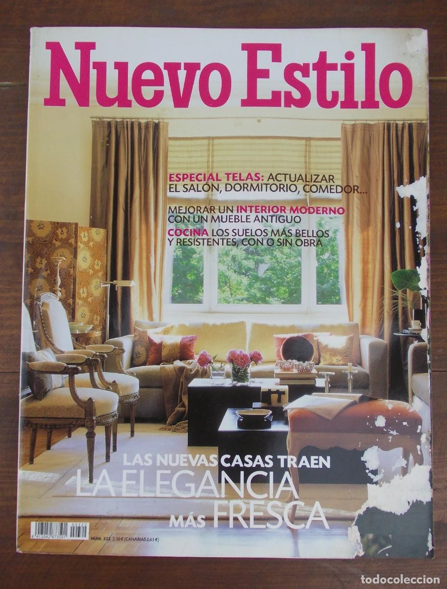 Collection Magazines and Newspapers: Revista Nuevo Estilo N&ordm; 322 decoraci&oacute;n interiorismo coleccionismo