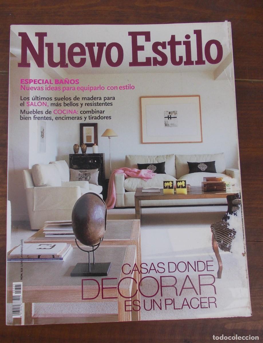 Collection Magazines and Newspapers: Revista Nuevo Estilo N&ordm; 325 decoraci&oacute;n interiorismo coleccionismo