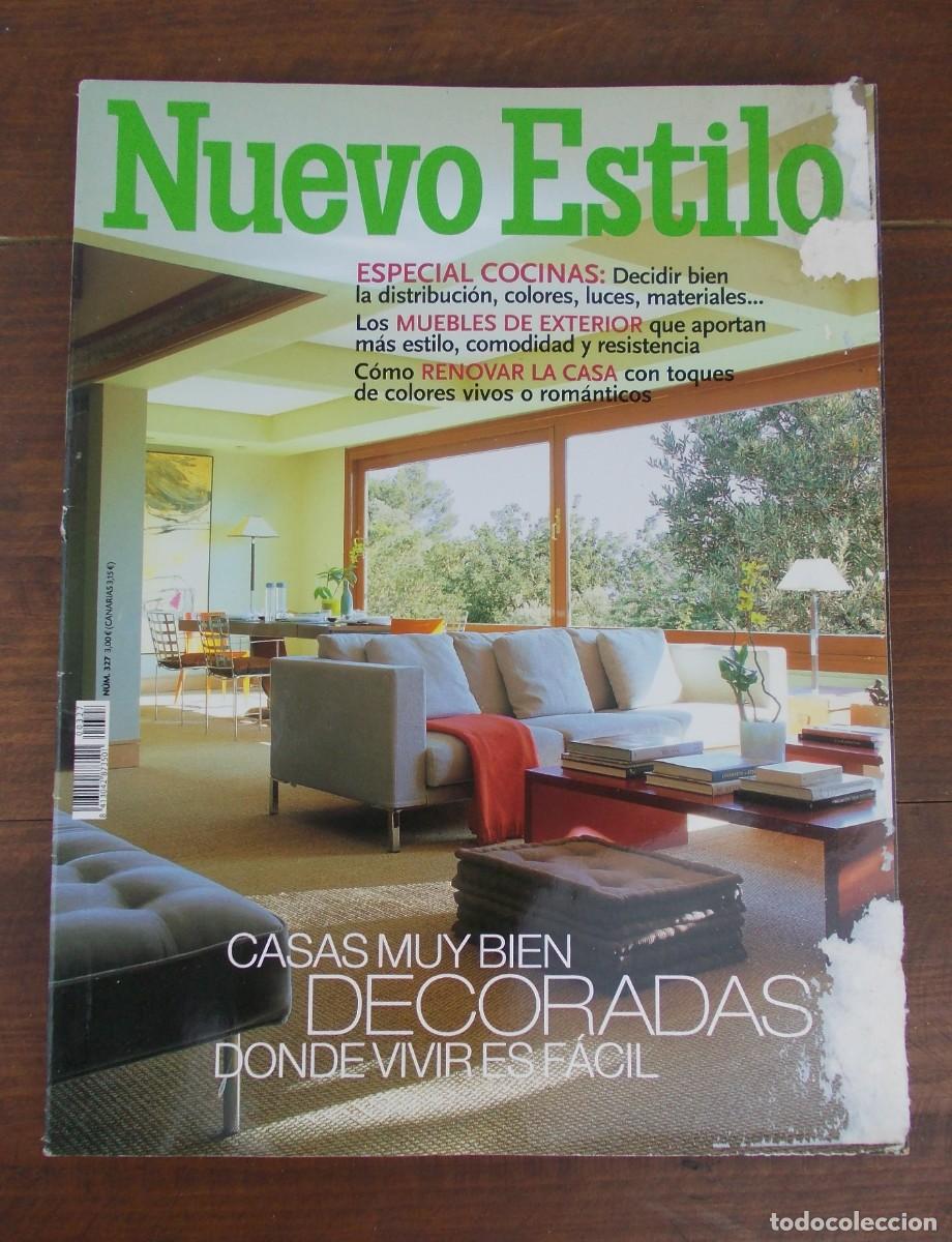 Collection Magazines and Newspapers: Revista Nuevo Estilo N&ordm; 327 decoraci&oacute;n interiorismo coleccionismo