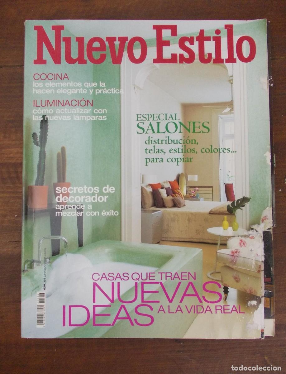 Collection Magazines and Newspapers: Revista Nuevo Estilo N&ordm; 336 decoraci&oacute;n interiorismo coleccionismo
