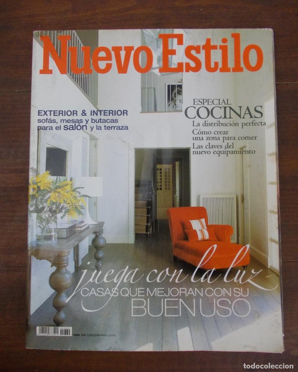 Collection Magazines and Newspapers: Revista Nuevo Estilo N&ordm; 339 decoraci&oacute;n interiorismo coleccionismo