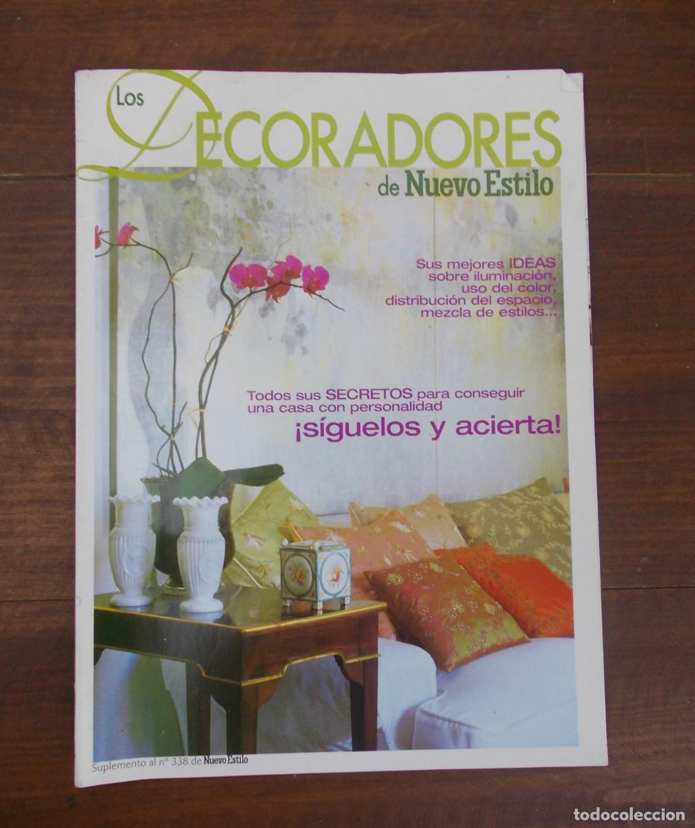 Collezionismo di Riviste e Giornali: Suplemento Los Decoradores de Nuevo Estilo n&ordm; 338 interiorismo Espa&ntilde;a 2008