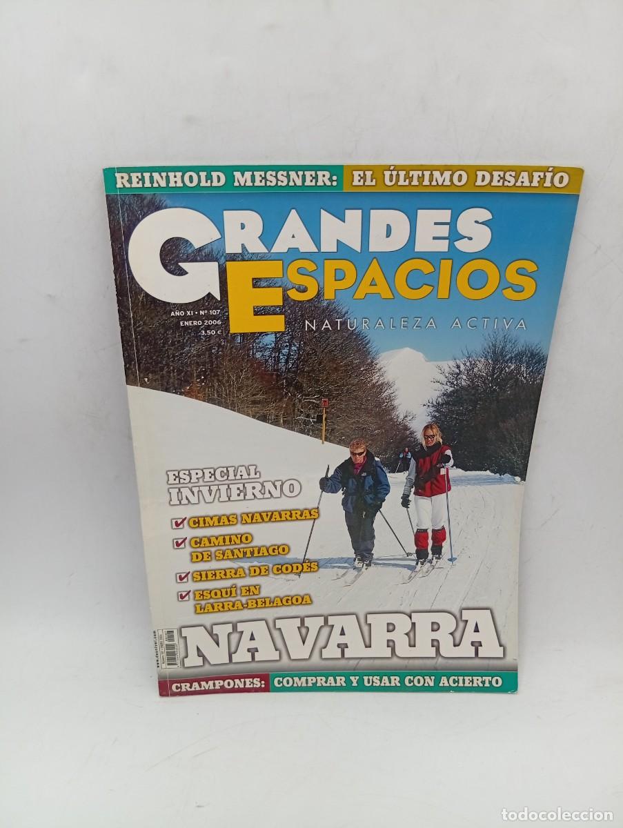 Coleccionismo de Revistas y Peri&oacute;dicos: REVISTA GRANDES ESPACIOS. A&Ntilde;O XI. N&ordm; 107. ENERO 2006. ESPECIAL INVIERNO. NAVARRA. ESQUI EN LARRA.