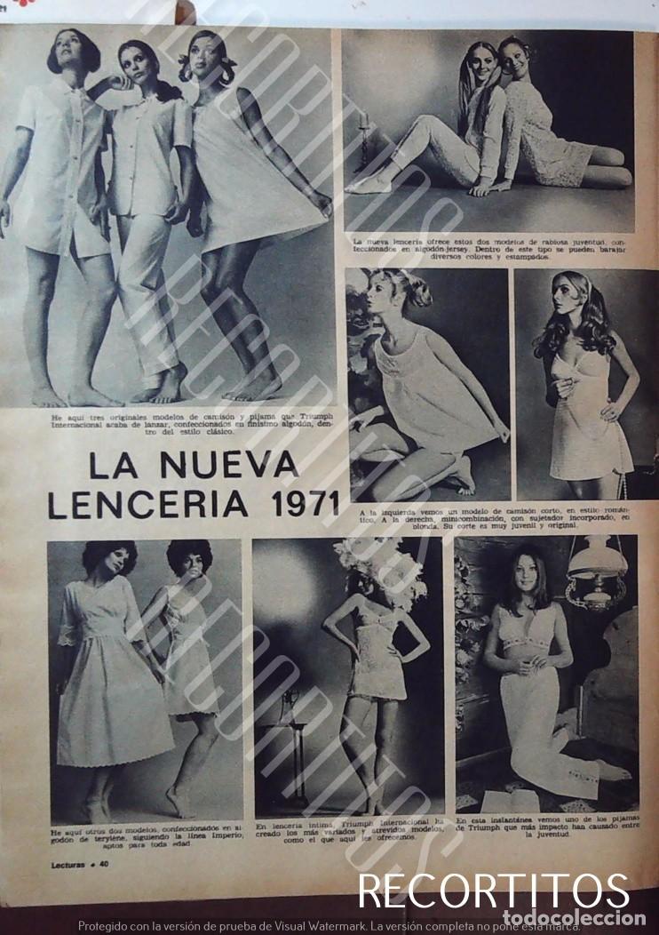 Coleccionismo de Revistas y Peri&oacute;dicos: lenceria de 1971 be&ntilde;cor triumph