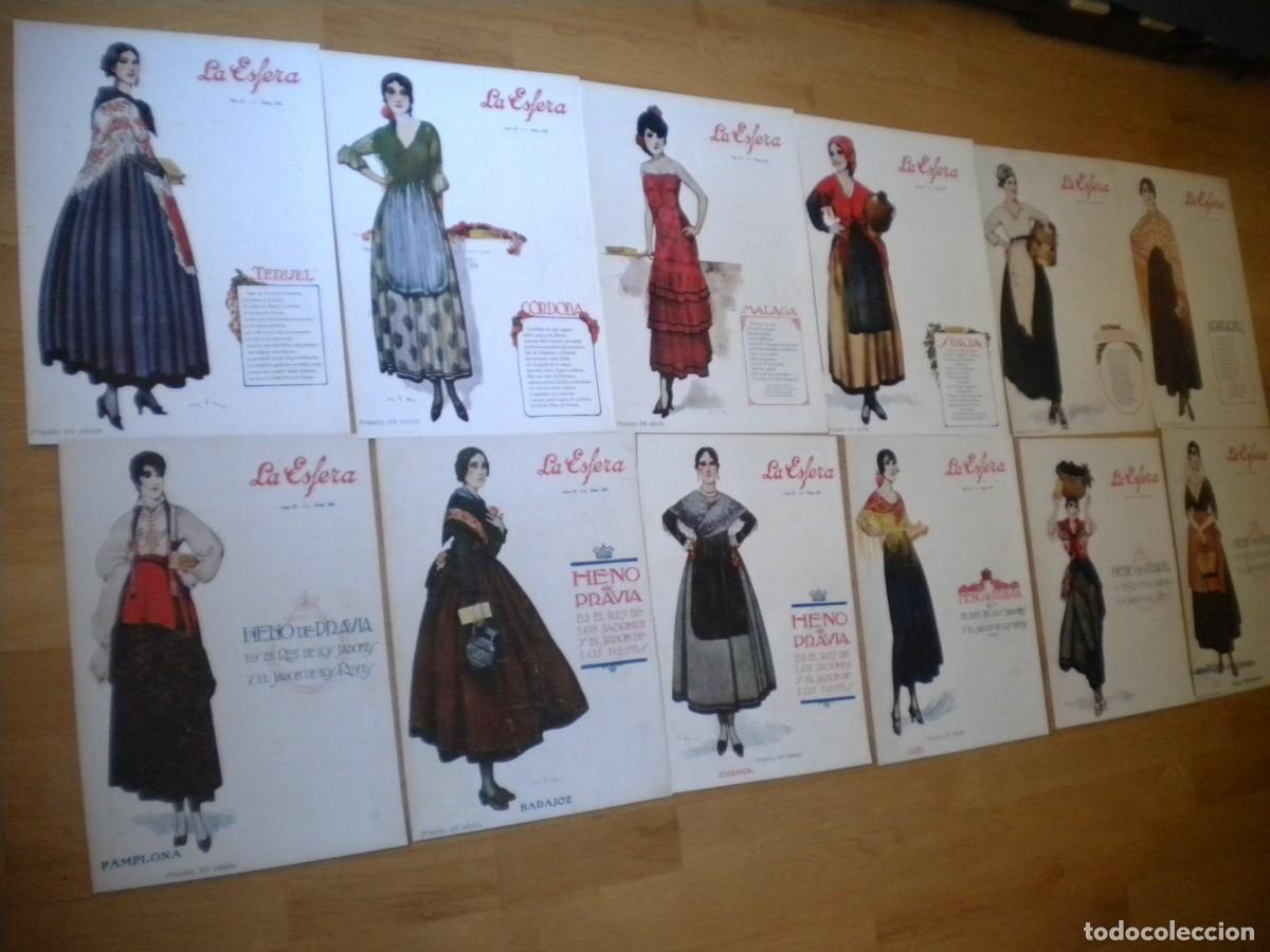 Coleccionismo de Revistas y Peri&oacute;dicos: 12 PORTADAS DE LA REVISTA LA ESFERA. A&Ntilde;O 1917