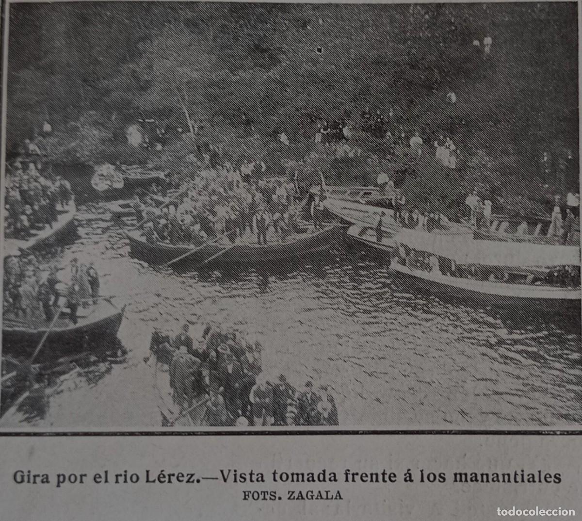 Collection Magazines and Newspapers: PONTEVEDRA - AGUAS MINERALES DE L&Eacute;REZ - UNA HOJA PUBLICACION 1900