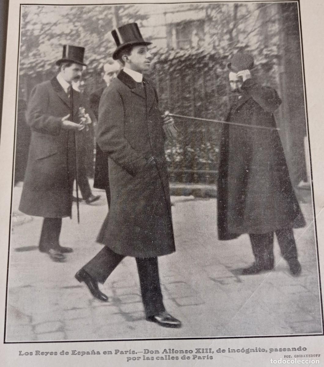 Coleccionismo de Revistas y Peri&oacute;dicos: ALFONSO XIII - CARLOS BORB&Oacute;N - KAISER - PALACIO WOOD - NORTON - EATON HALL - 23 HOJAS PUBLI 1900