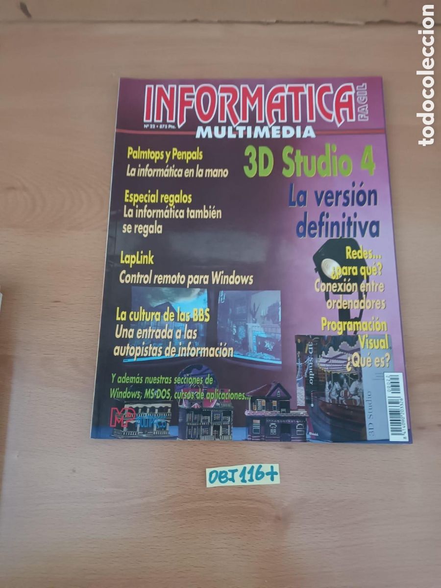 Coleccionismo de revistas y peri&oacute;dicos: Inform&aacute;tica multimedia 3D estudio 4 la versi&oacute;n definitiva - Foto 1