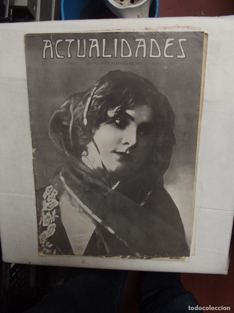 Colecionismo de Revistas e Jornais: REVISTA ACTUALIDADES N&ordm; 109 FEBRERO DE 1910