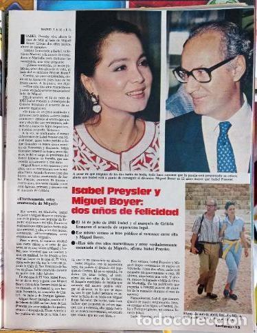 Collezionismo di Riviste e Giornali: ISABEL PREYSLER recorte vintage