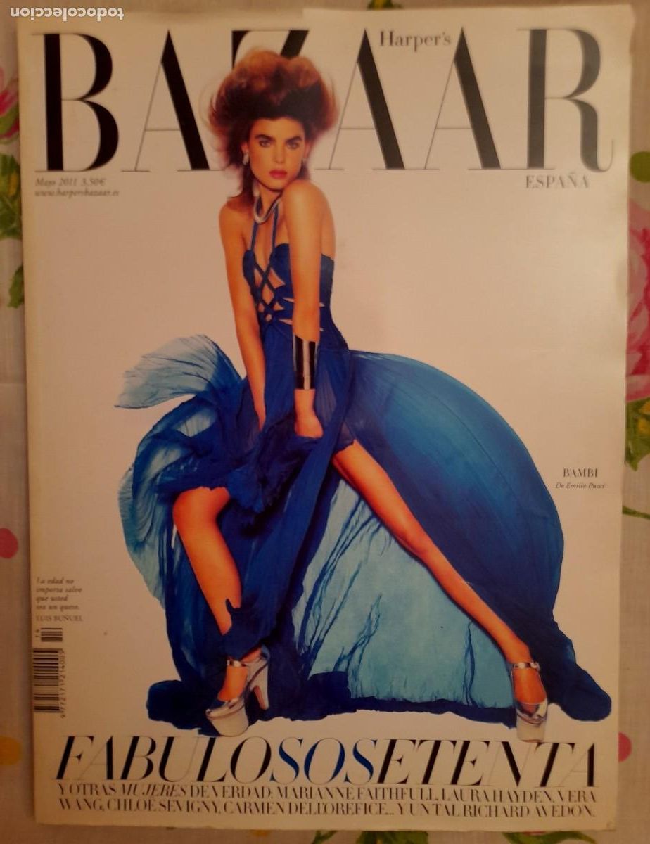 Coleccionismo de Revistas y Peri&oacute;dicos: Revista HARPER'S BAZAAR Espa&ntilde;a, n&ordm; 14. Mayo 2011. 244 pags. BAMBI de EMILIO PUCCI en portada.