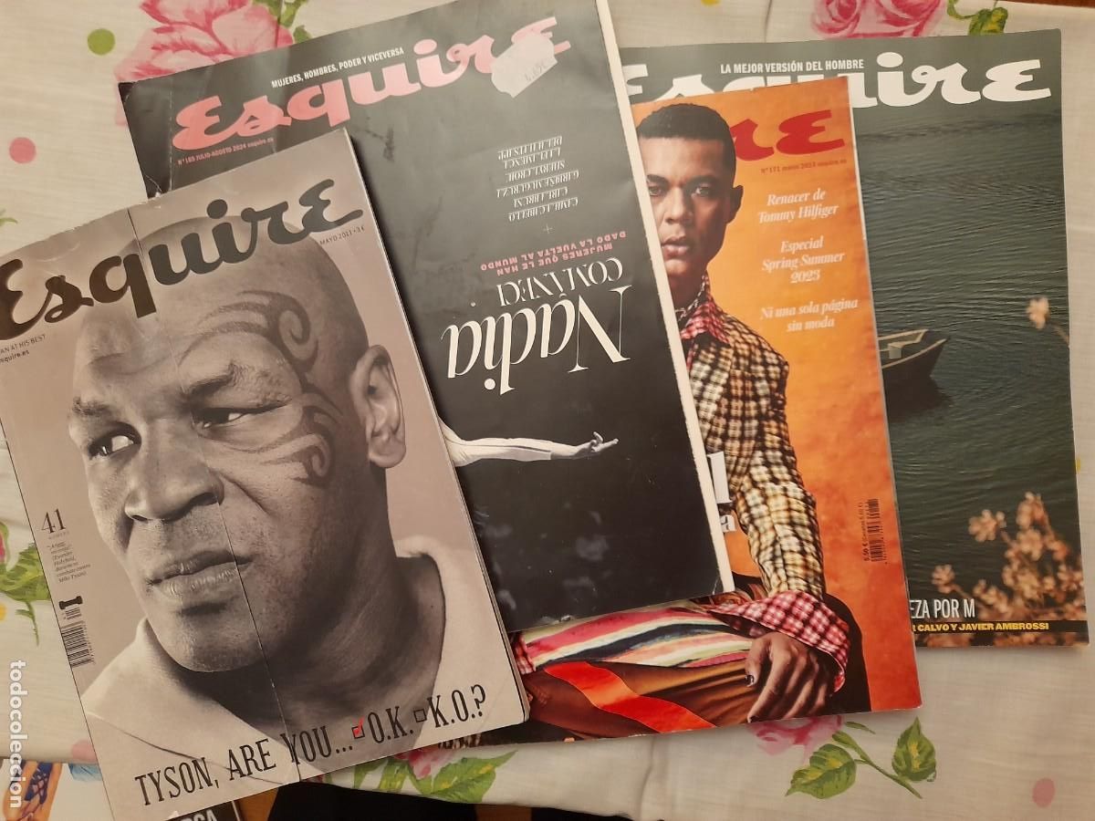 Coleccionismo de Revistas y Peri&oacute;dicos: 4 Revistas ESQUIRE n. 41 mayo 2011, n. 171 marzo 2023, n. 173 mayo 2023, y 185 julio agosto 2024.