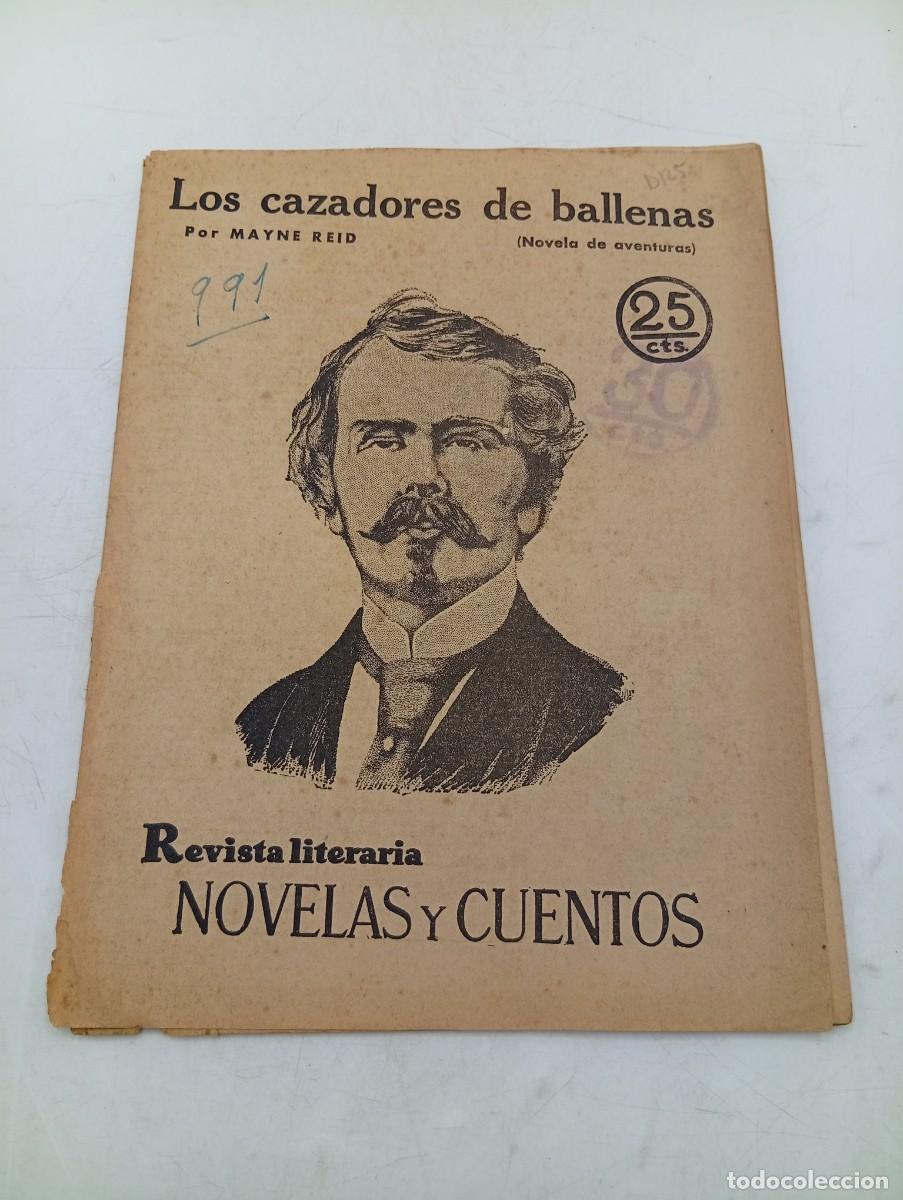 Collezionismo di Riviste e Giornali: REVISTA LITERARIA. NOVELAS Y CUENTOS. LOS CAZADORES DE BALLENAS. MAYNE REID. 1931.