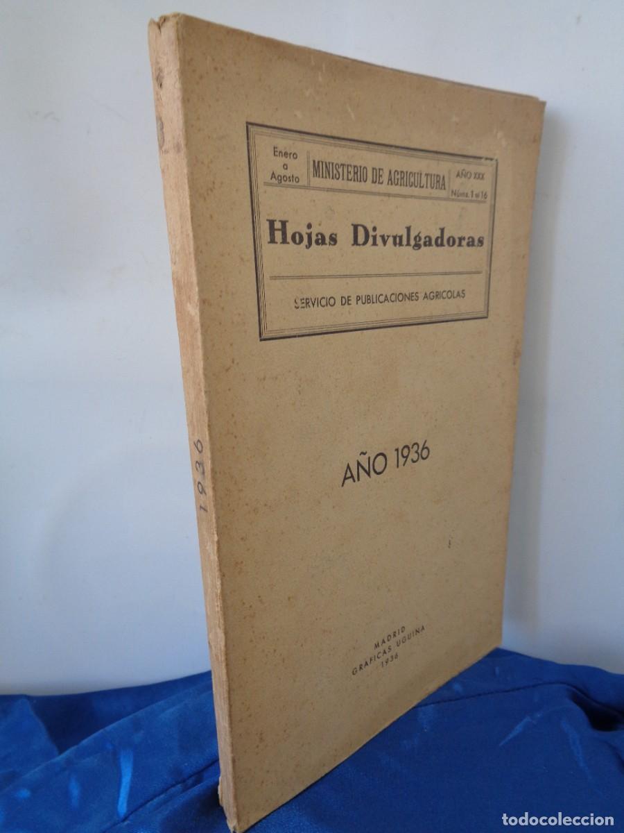 Sammeln von Zeitschriften und Zeitungen: HOJAS DIVULGADORAS MINISTERIO D AGRICULTURA. N&ordm;-1 a 16. EN Guerra CIVIL. A&Ntilde;O-1936.! C29