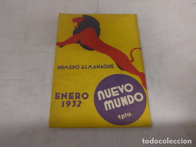Coleccionismo de revistas y peri&oacute;dicos: Antigua revista Nuevo Mundo almanaque de 1932, original.