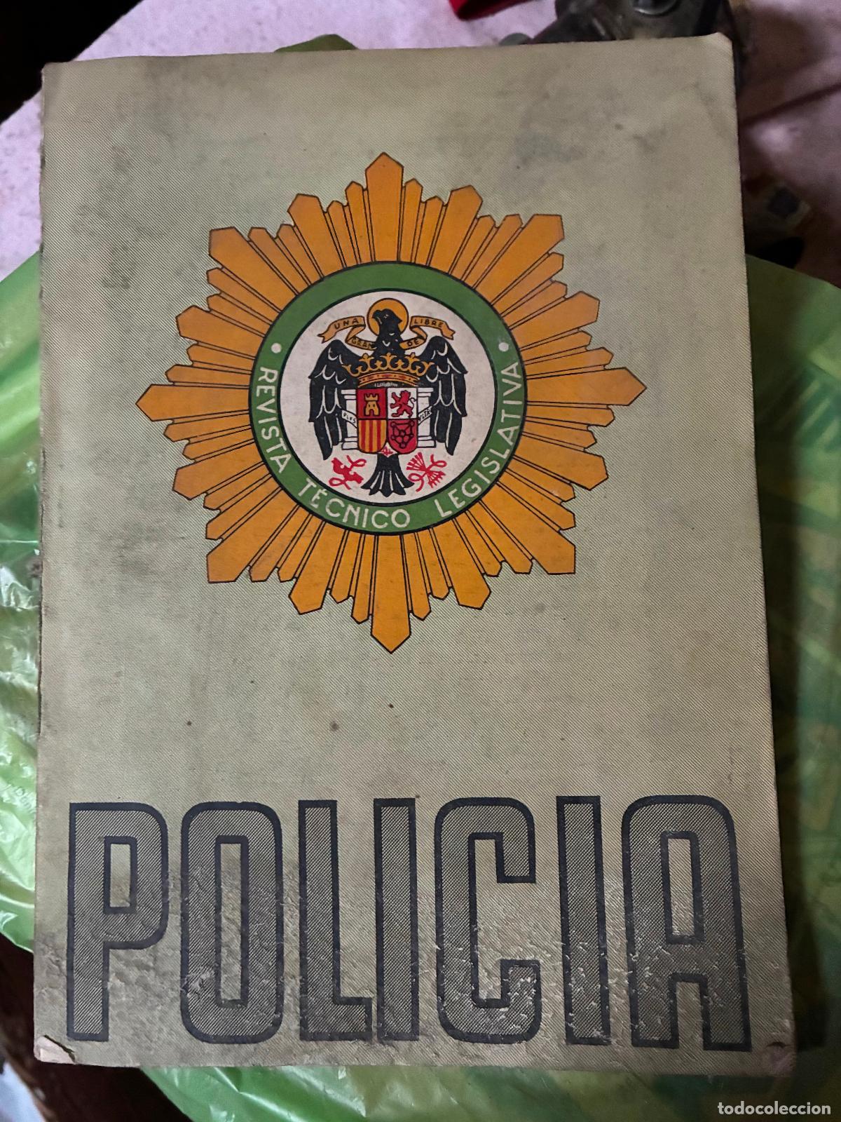 Colecionismo de Revistas e Jornais: Revista Policia &eacute;poca de Franco direcci&oacute;n general secretariado 80 p&aacute;gs a&ntilde;o 1960 Agust&iacute;n Ripoll