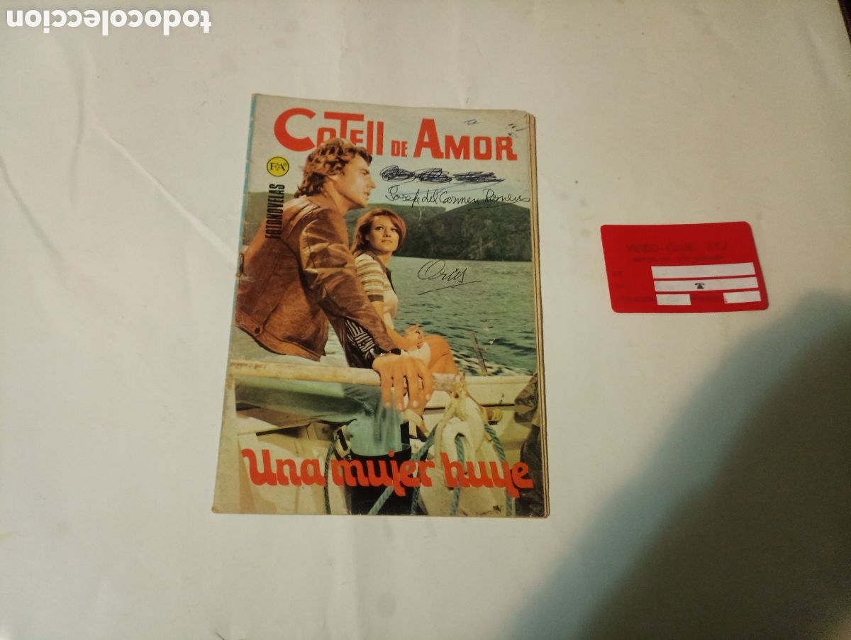 Coleccionismo de Revistas y Peri&oacute;dicos: Fotonovela una mujer huye