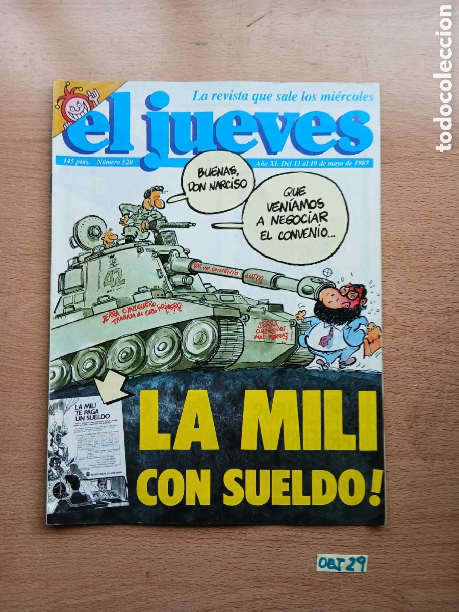Collection Magazines and Newspapers: La revista que sale los mi&eacute;rcoles: la mili con sueldo