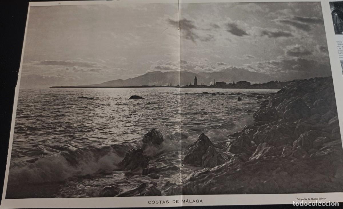 Coleccionismo de Revistas y Peri&oacute;dicos: MALAGA - LA ALCAZABA - COSTA MALAGA - TRES HOJAS PUBLICACI&Oacute;N 1900