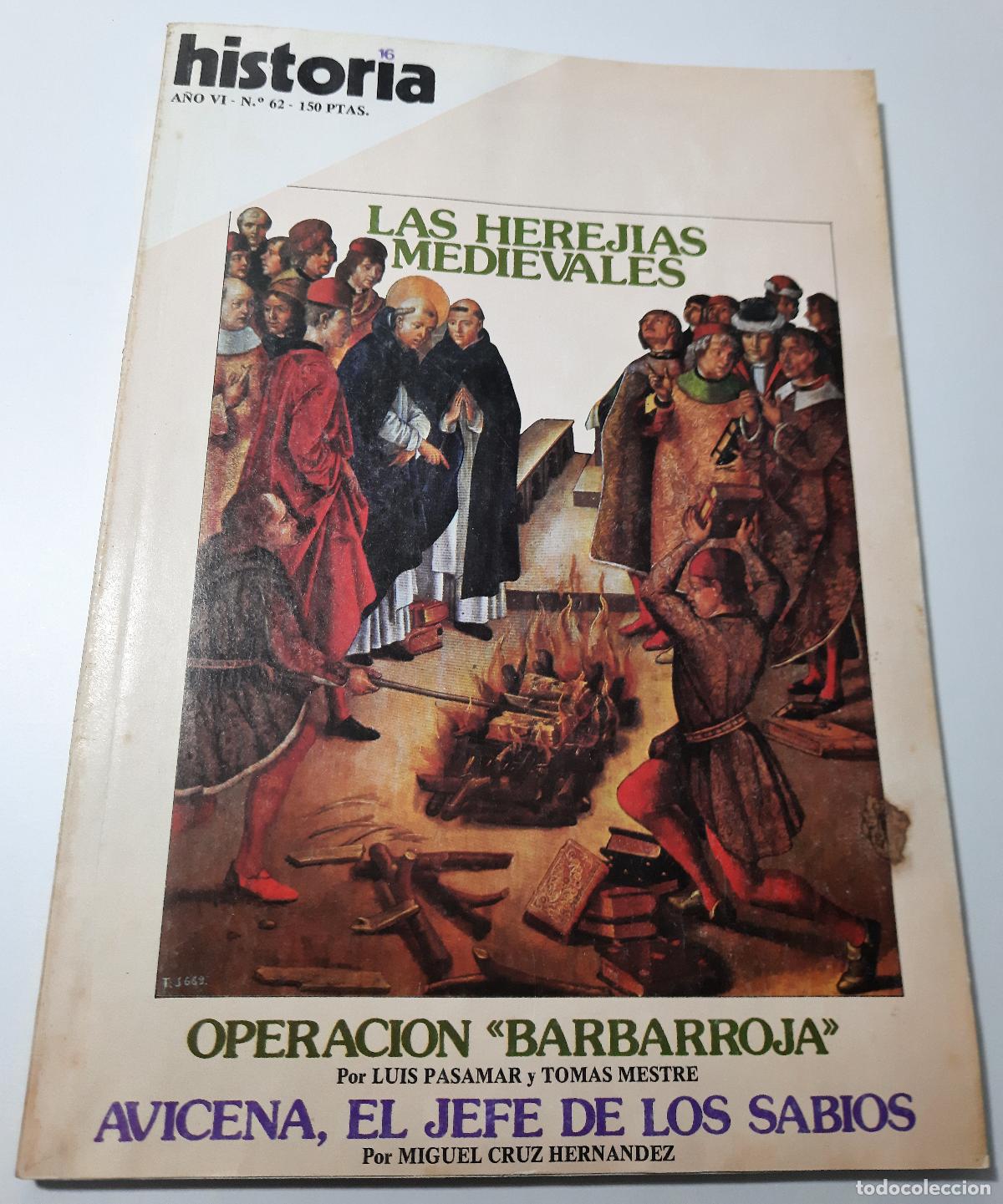 Collezionismo di Riviste e Giornali: Historia 16 (Las herejias medievales) (62) - Varios autores