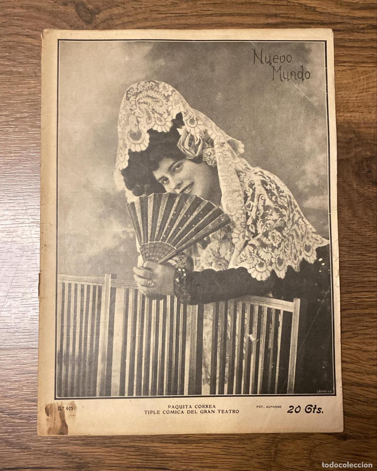 Sammeln von Zeitschriften und Zeitungen: nuevo mundo n&ordm; 905. julio 1911. Marruecos: la acci&oacute;n de Espa&ntilde;a en Ceuta, los reyes en san Sebasti&aacute;n,