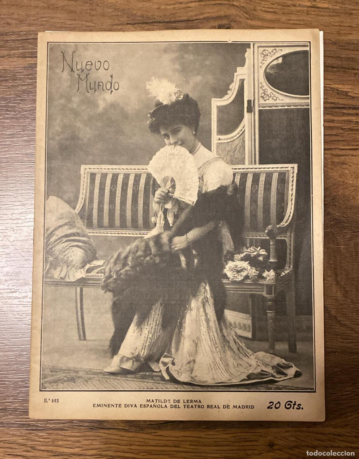 Sammeln von Zeitschriften und Zeitungen: Nuevo mundo n&ordm; 919. agosto 1911. Franceses y Espa&ntilde;oles en Casablanca, regata de yates en cowes (los