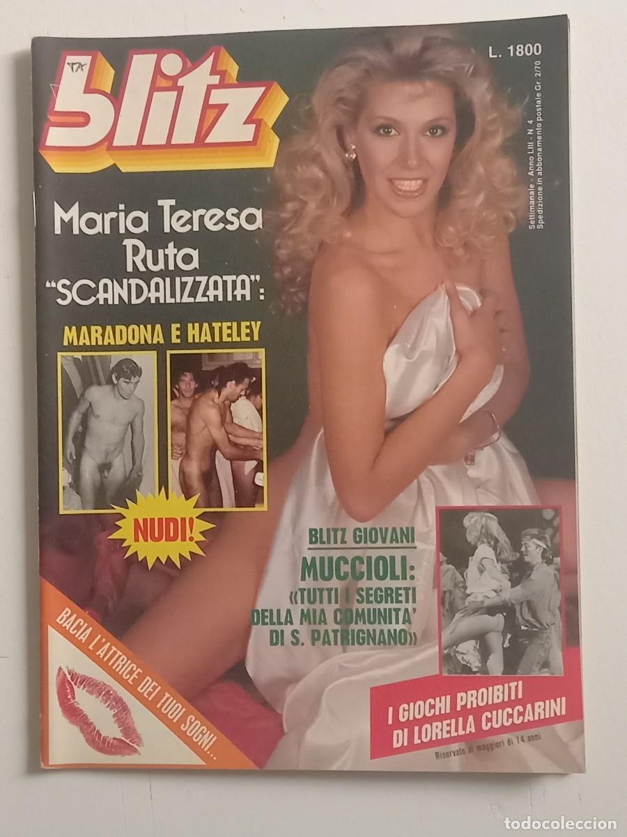Coleccionismo de revistas y peri&oacute;dicos: BLITZ N&deg; 4 GENN.1987 MARADONA MARIA TERESA RUTA LORELLA CUCCARINI