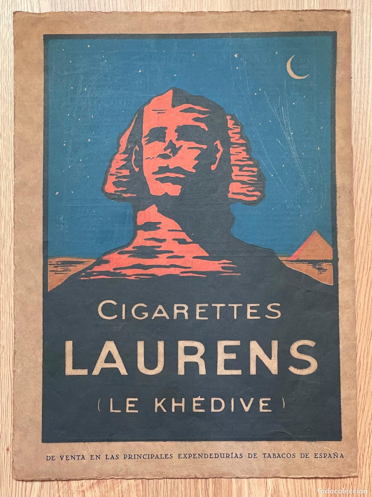 Collection Magazines and Newspapers: * TABACO * CIGARRILLOS * Publicidad cigarettes LAURENS (Le Kh&eacute;dive) -1931