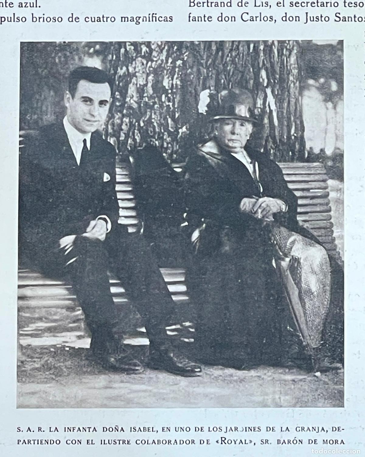 Collezionismo di Riviste e Giornali: * INFANTA ISABEL * El casticismo y popularidad de una infanta de Espa&ntilde;a /Bar&oacute;n de Mora - 1931