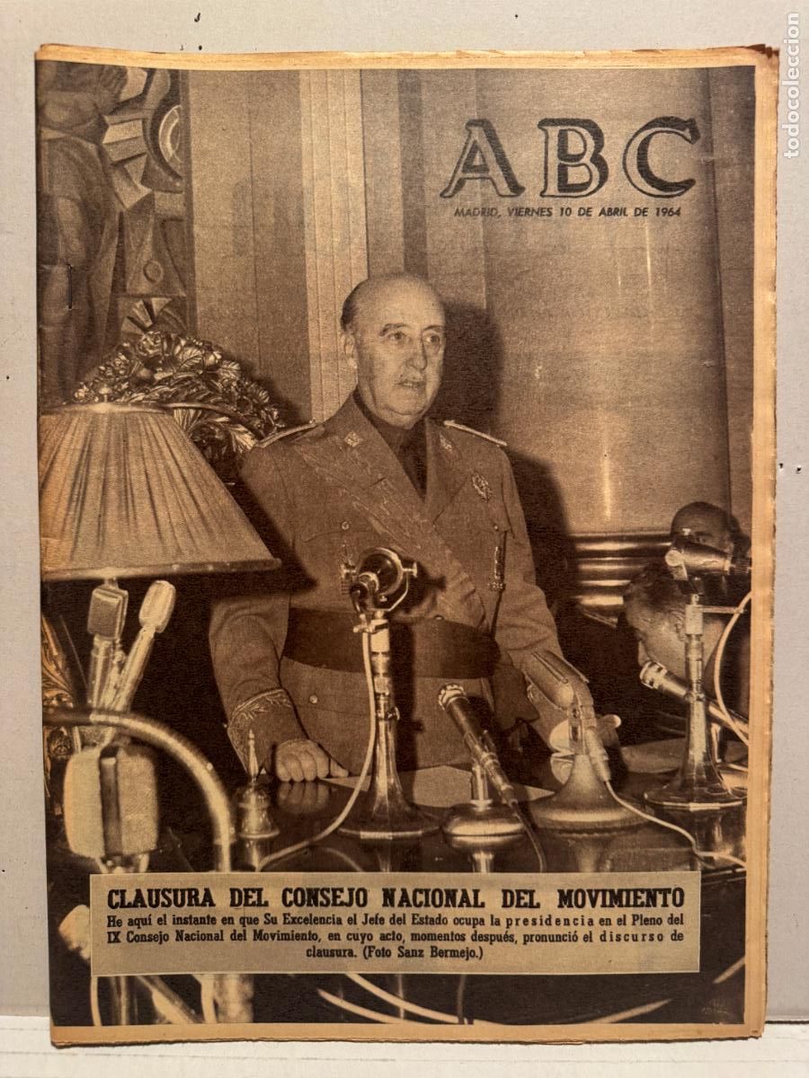 Coleccionismo de Revistas y Peri&oacute;dicos: PERI&Oacute;DICO ABC ABRIL DE 1964