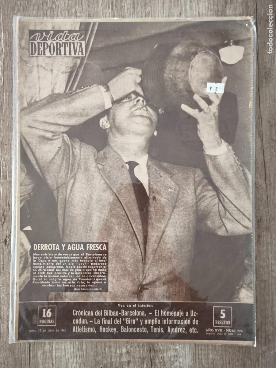 Colecionismo de Revistas e Jornais: vida deportiva, 1960.