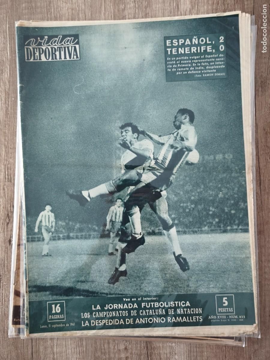 Colecionismo de Revistas e Jornais: vida deportiva, 1961.