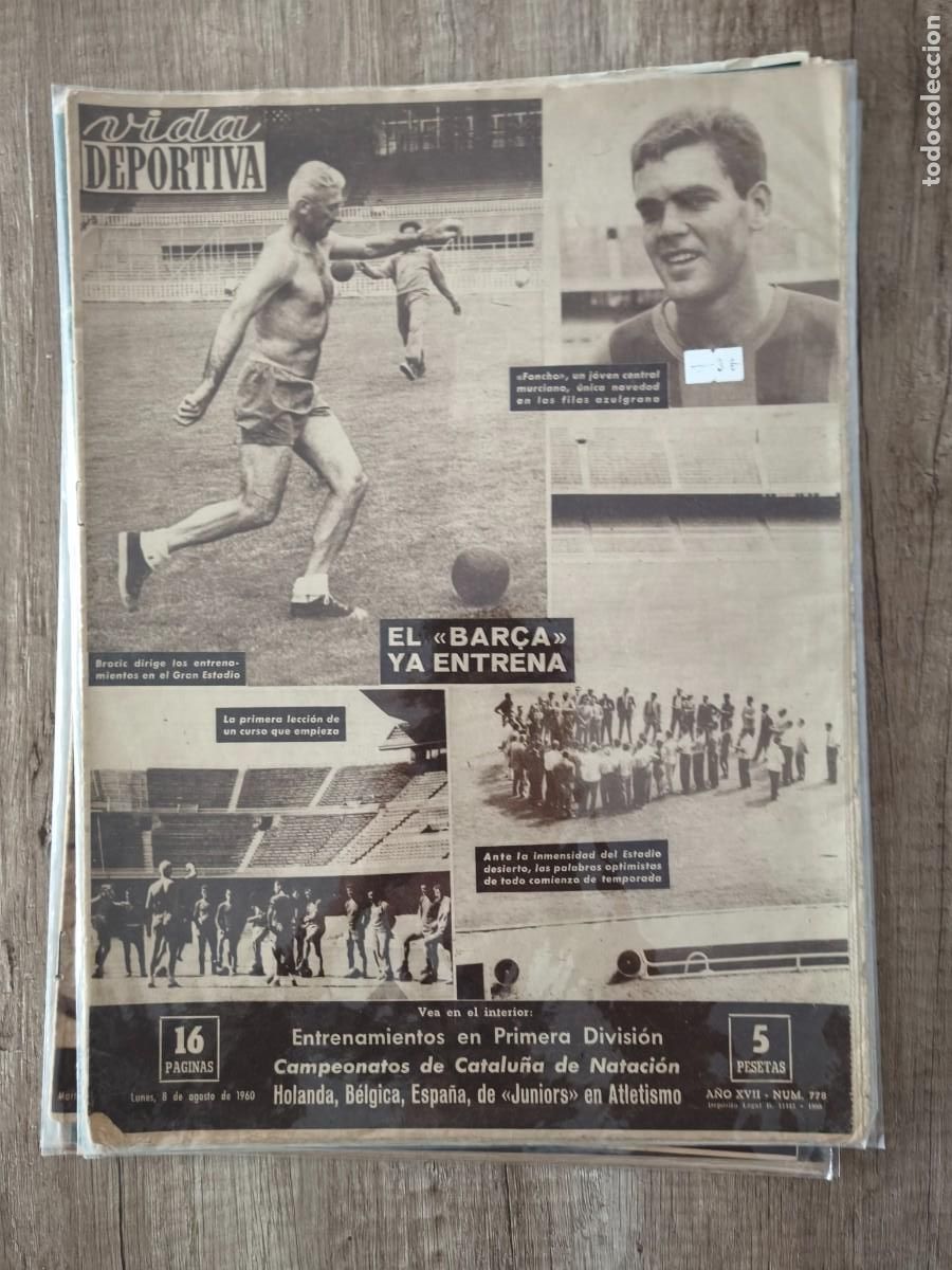 Colecionismo de Revistas e Jornais: vida deportiva, 1960.