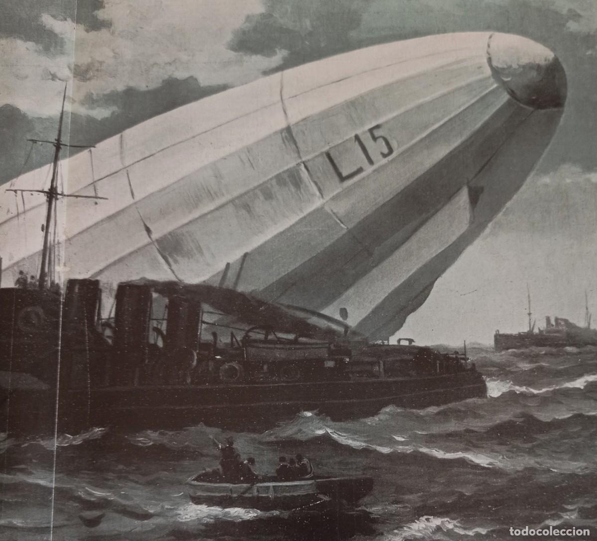 Coleccionismo de Revistas y Peri&oacute;dicos: LA CAZA DEL ZEPPELIN - EMBAJADA ALEMANA - TRES HOJAS PUBLI 1900