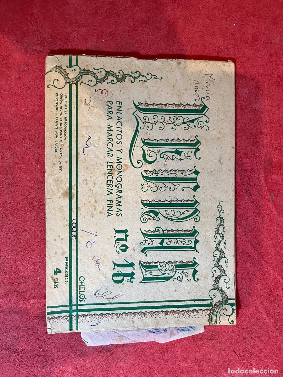 Coleccionismo de Revistas y Peri&oacute;dicos: &Aacute;lbum &ldquo;El Lirio&rdquo; n&ordm;16 &ndash; Enlacitos y monogramas para marcar lencer&iacute;a fina &ndash; CHEL&Oacute;S Valencia &ndash; labores
