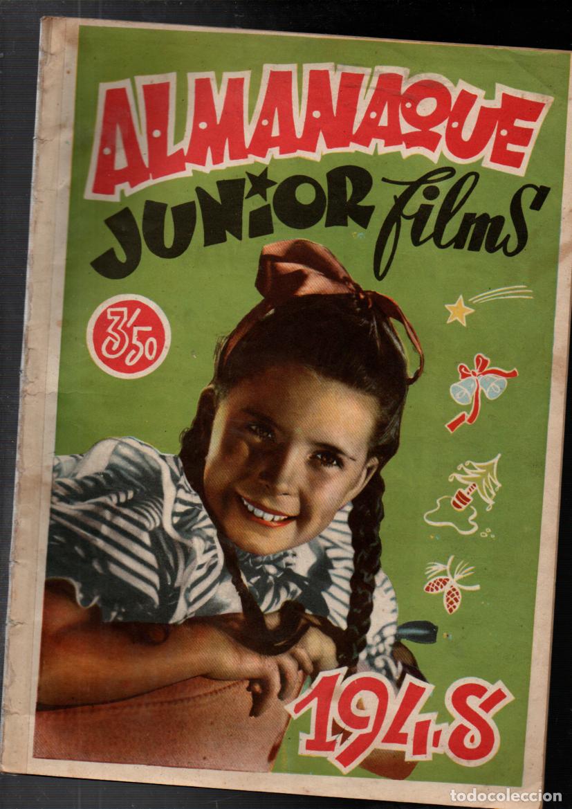 Collectionnisme de Revues et Journaux: ALMANAQUE JUNIOR FILMS PARA 1948. EDITORIAL BAGU&Ntilde;&Aacute;. A&Ntilde;O 2&ordm;. N&Uacute;MERO 44.