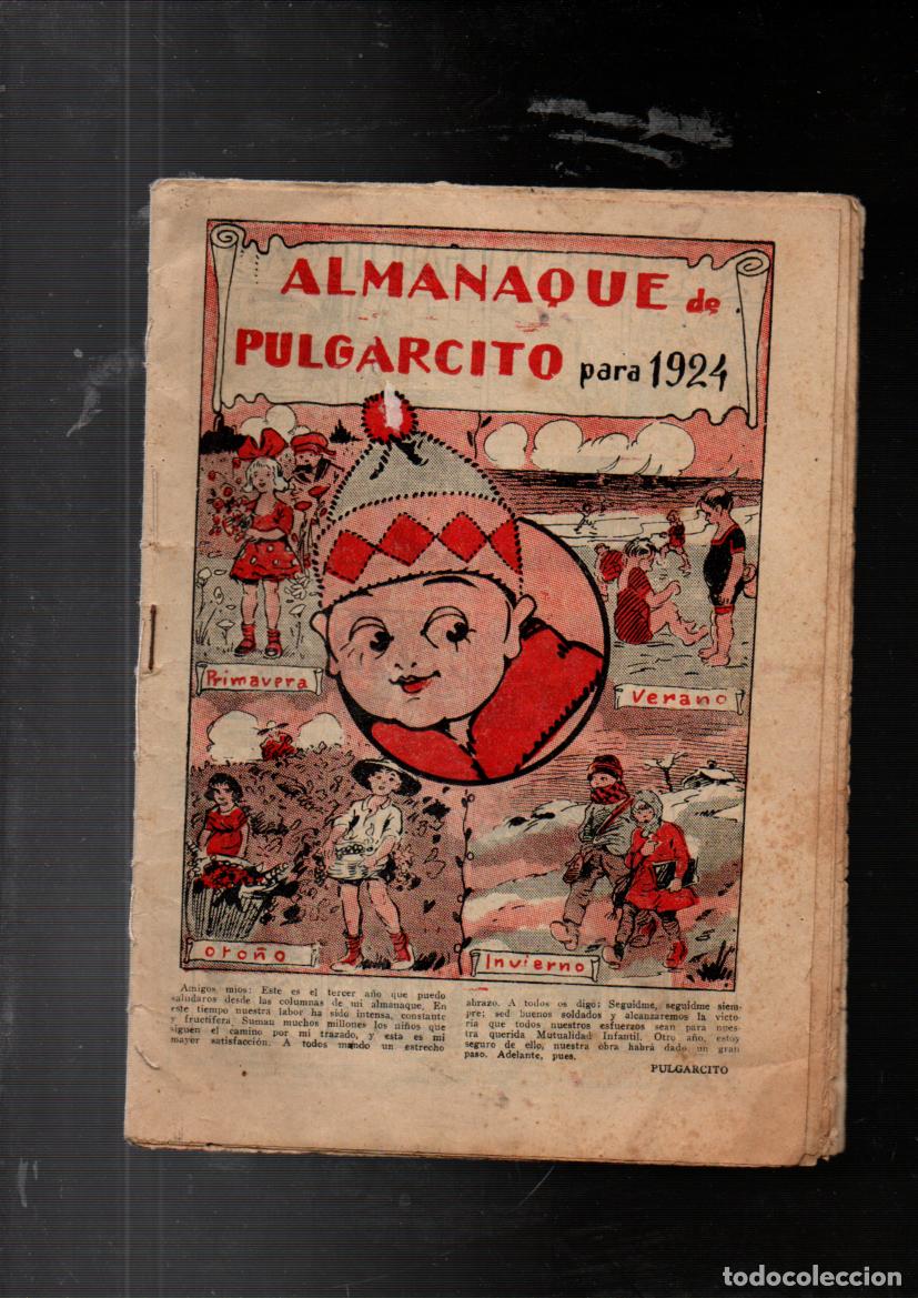 Coleccionismo de Revistas y Peri&oacute;dicos: ALMANAQUE DE PULGARCITO PARA 1924.