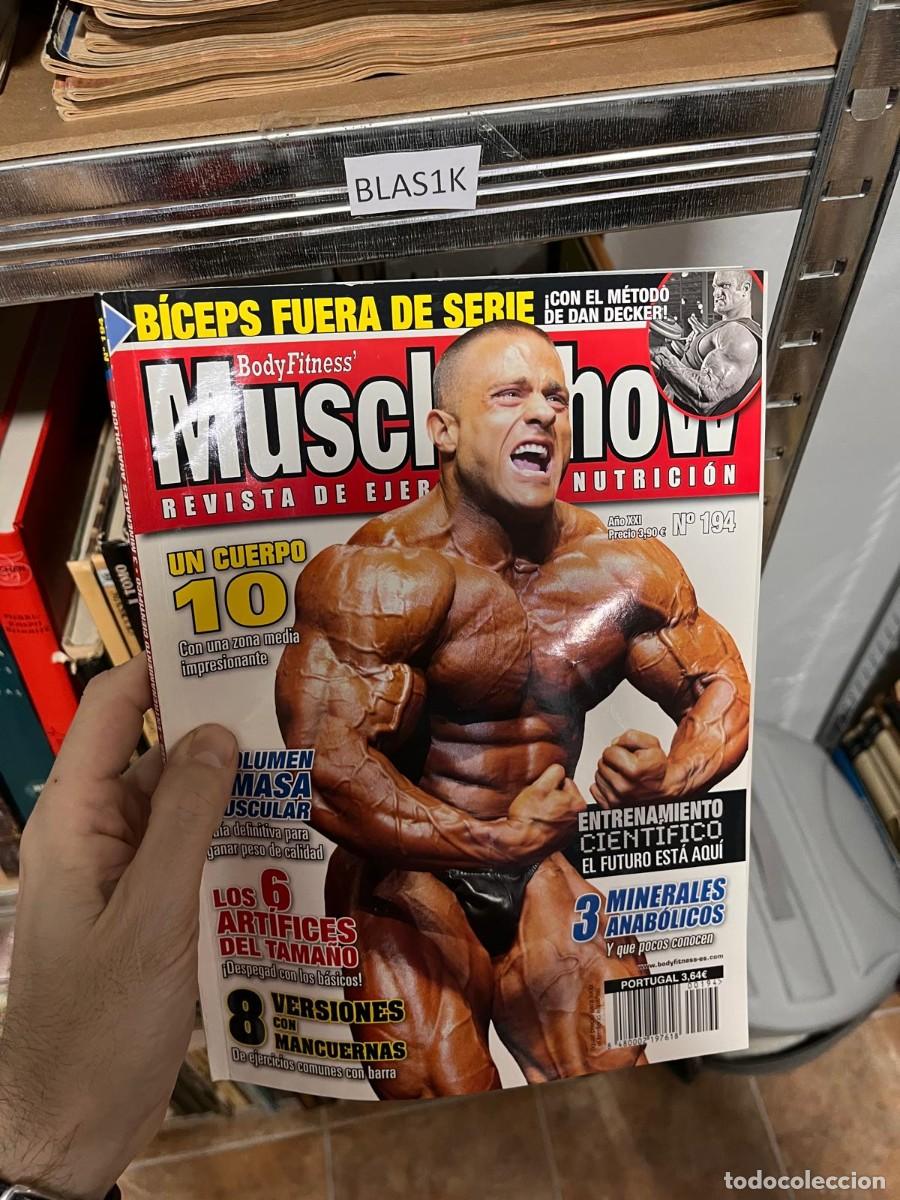 Coleccionismo de revistas y peri&oacute;dicos: BLAS1K REVISTA muscle show EJERCICIO Y NUTRICION, CULTURISMO a&ntilde;o XXI 194