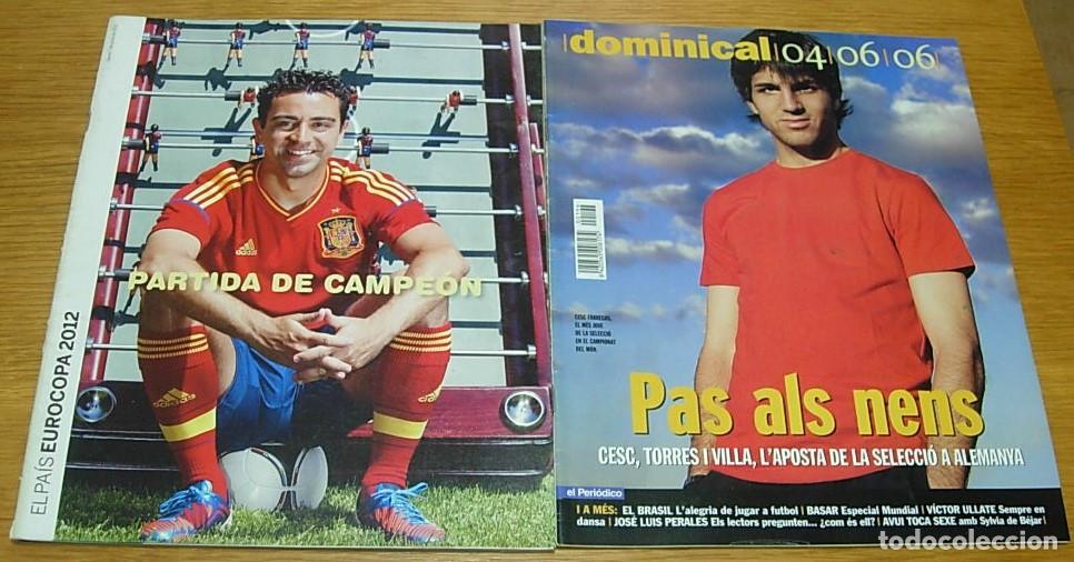 Sammeln von Zeitschriften und Zeitungen: Lote 2 Revistas CESC FABREGAS Mundial de F&uacute;tbol 2006 + XAVI HERNANDEZ Eurocopa 2012 Ver descripci&oacute;n